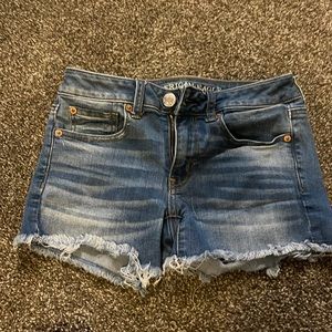 American eagle midi shorts